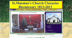 Desktop Screenshot of clonasleeparish.com